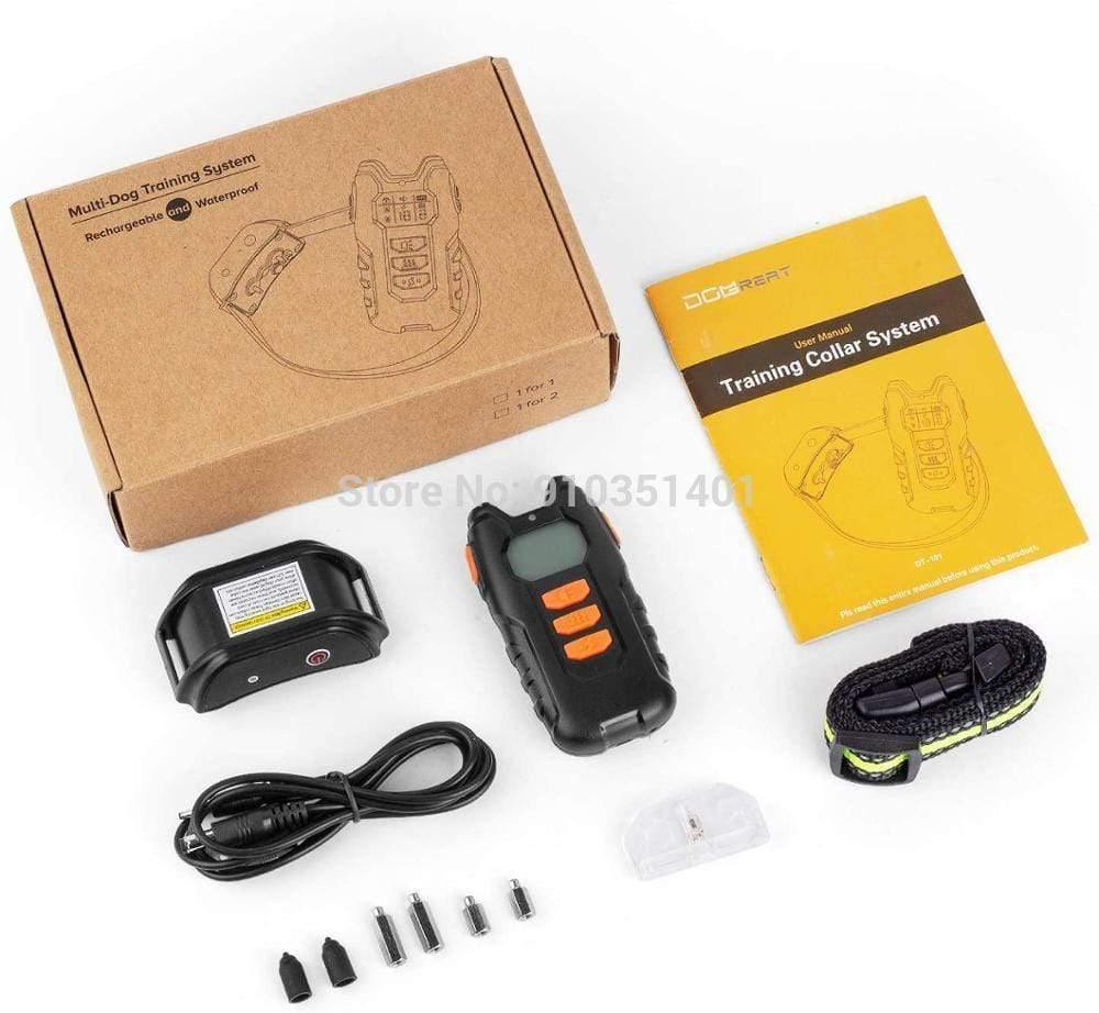 Dogreat Electric Dog Training Collar Shock Pet Remote Control Waterproof Rechargeable For All Sizes Vibration Bark Stop Collars