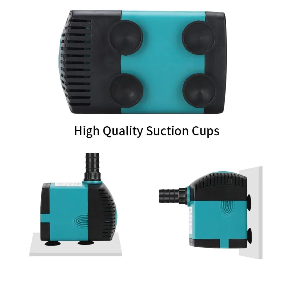 3-60W Ultra-Quiet Submersible Water Pump Fountain Fish Pond Aquarium Water Pump Filter Fish Tank Fountain Pump 220V-240V/110V | Skanto