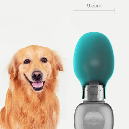 800ml Portable Dog Water Bottle For Small Medium Large Dogs Outdoor Travel Drinking Bowl Puppy Cat Feeding Supplies Pet Labrador Accessories | Skanto