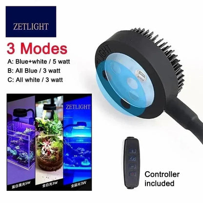 Zetlight LED Lamp M1 LED Full Spectrum Nano Small Aquarium Fish Tank Saltwater Marine Coral Reef LED and Plant Light | Karnz