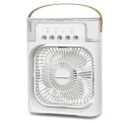Planet Gates Portable Humidifier Fan AIr Conditioner Household Small Air Cooler Hydrocooling Portable Air Adjustment For Office 3 Speed Fan