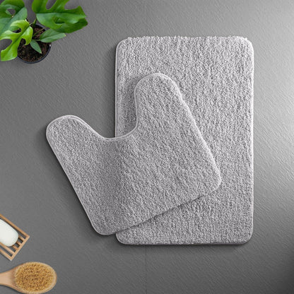 BowLift | VeluSoft Plush Microfiber Bath Mat | Quick-Absorbing, Non-Slip Bathroom Rug for Comfort and Safety