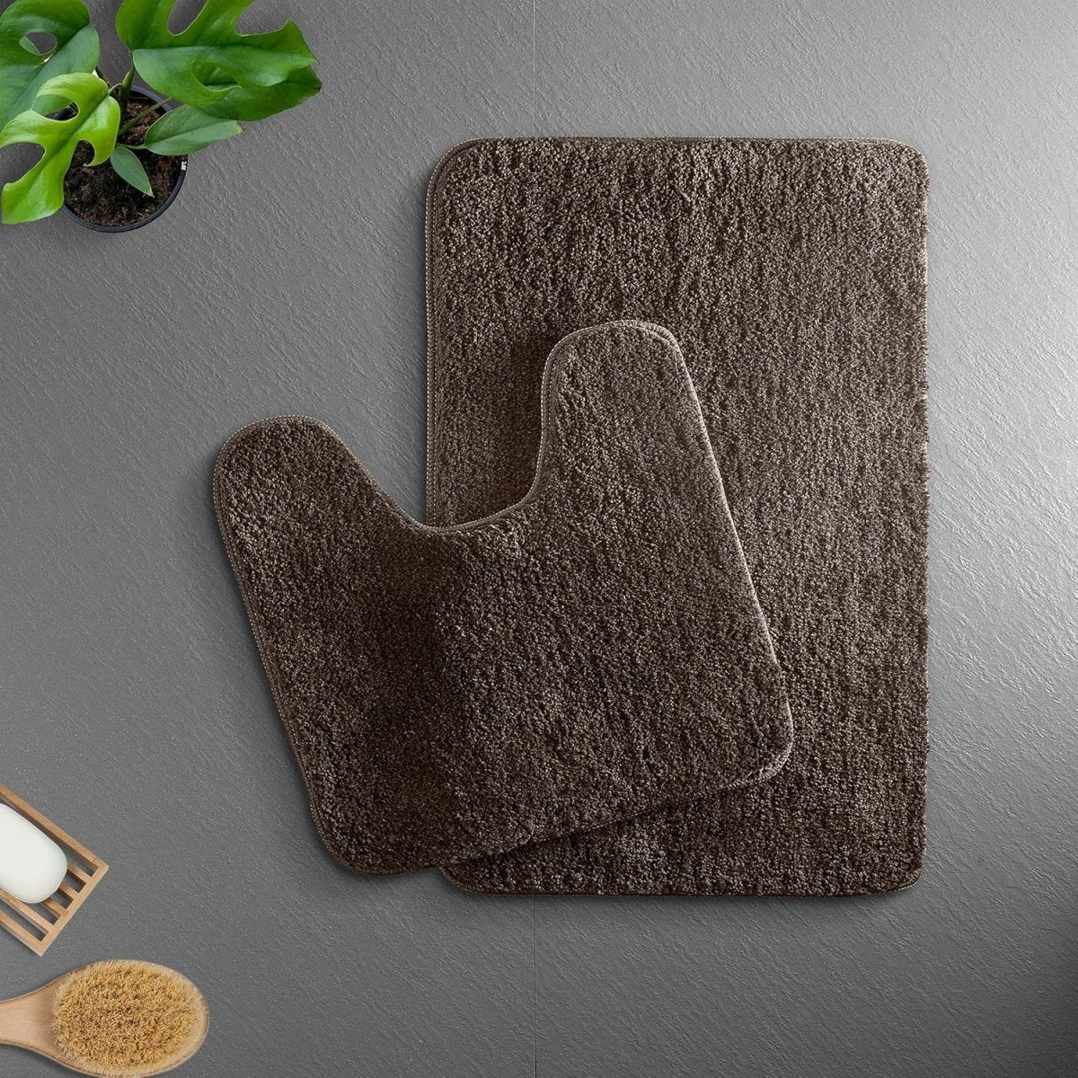 Skanto Skanto | VeluSoft Plush Microfiber Bath Mat | Quick-Absorbent, Non-Slip Bath Rug for Comfort and Safety