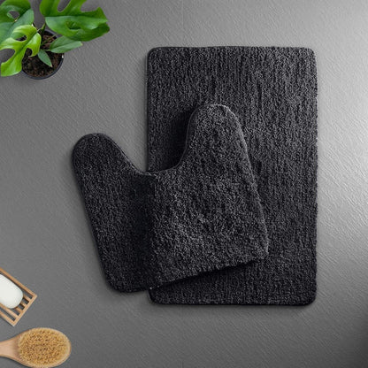 BowLift | VeluSoft Plush Microfiber Bath Mat | Quick-Absorbing, Non-Slip Bathroom Rug for Comfort and Safety