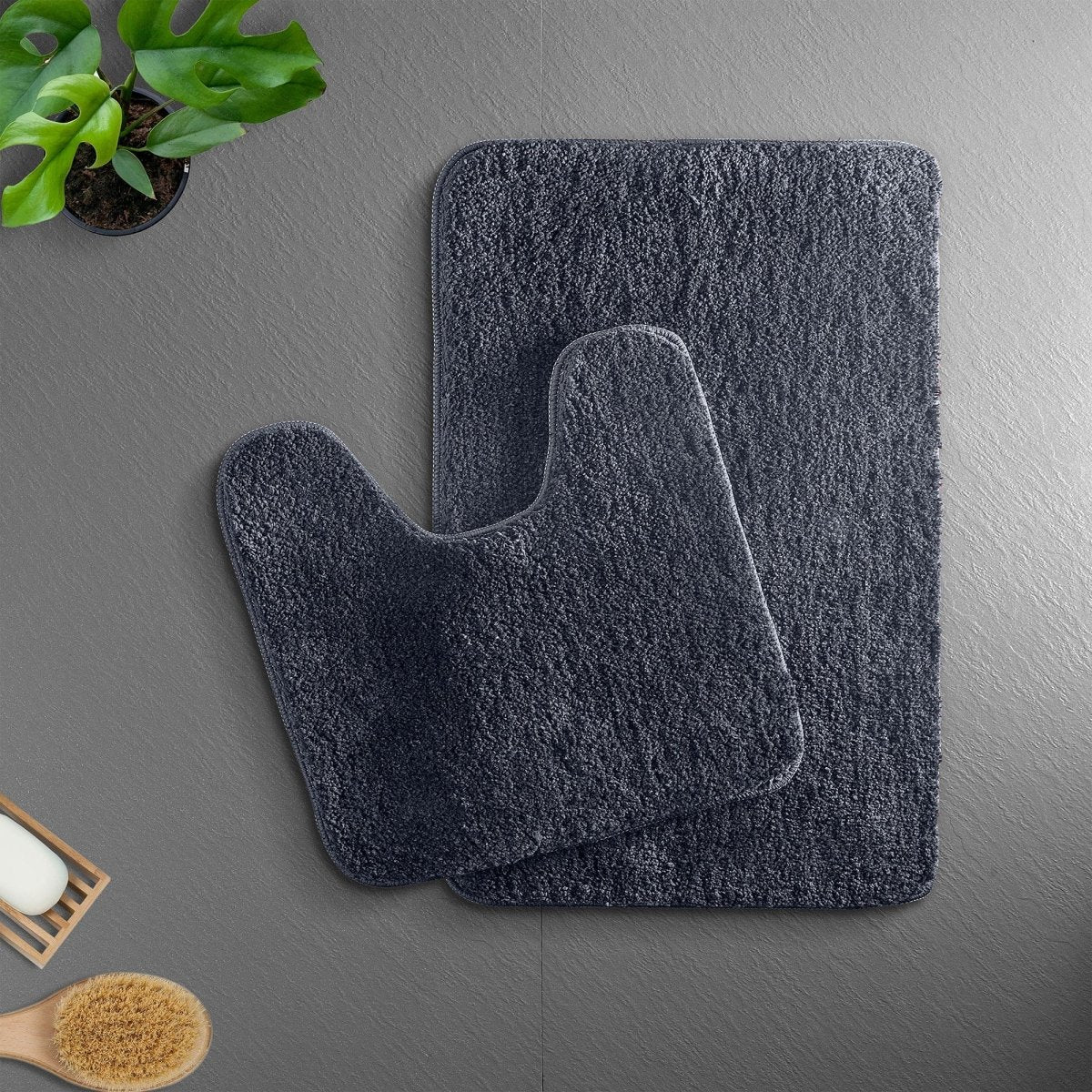 BowLift | VeluSoft Plush Microfiber Bath Mat | Quick-Absorbing, Non-Slip Bathroom Rug for Comfort and Safety