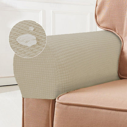 BowLift | Stretch Armrest Covers – Spandex Covers for Chairs & Armchairs, Set of 2, Bordeaux