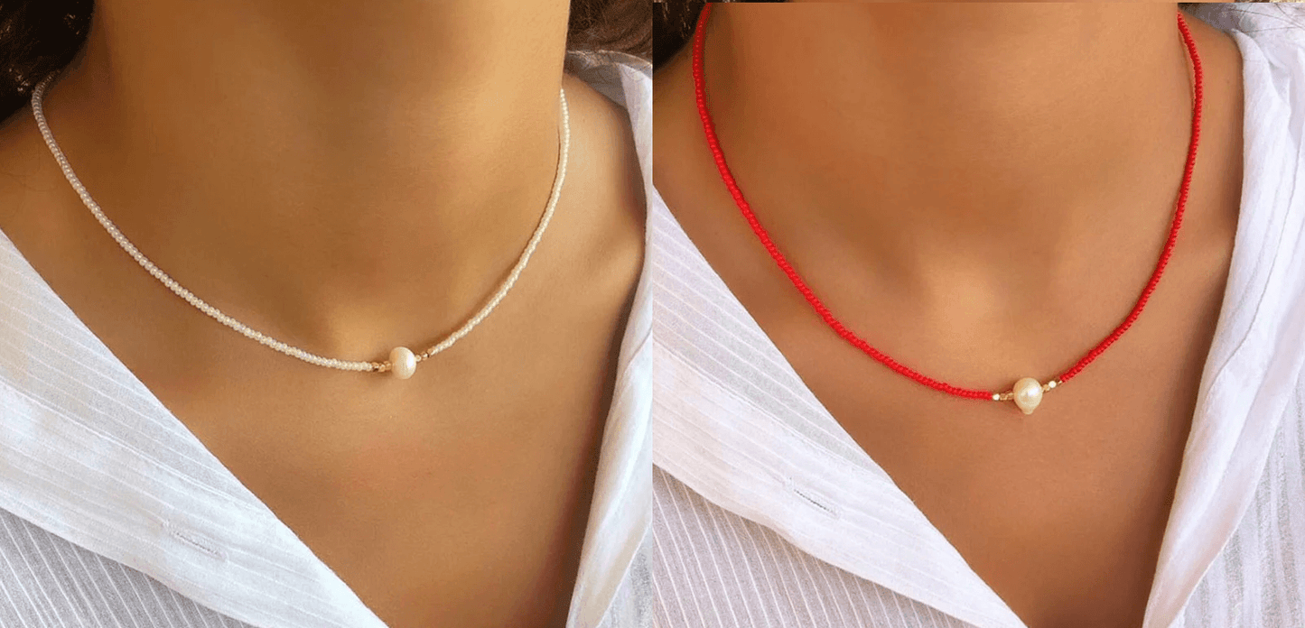 Skanto | Pearl Necklace Chain - Timeless Jewelry for Any Occasion