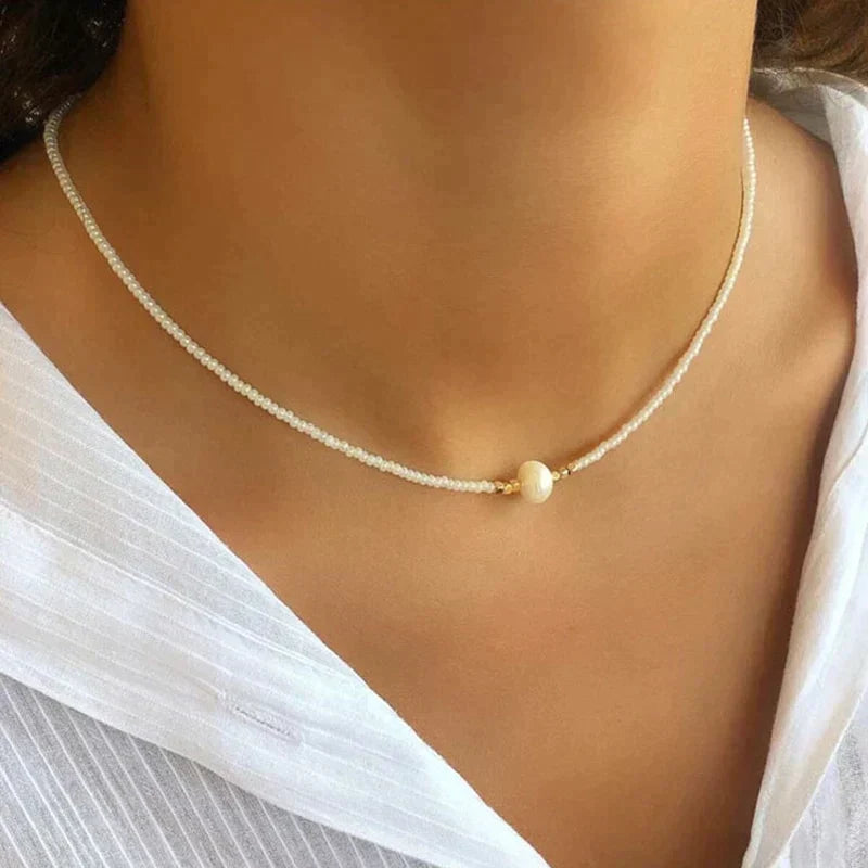 Skanto | Pearl Necklace Chain - Timeless Jewelry for Any Occasion