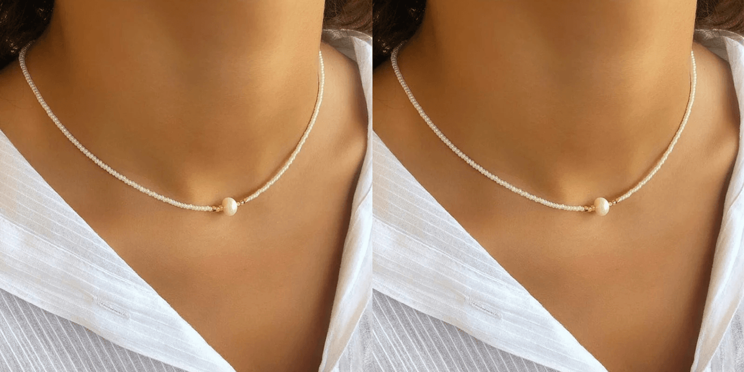 Skanto | Pearl Necklace Chain - Timeless Jewelry for Any Occasion