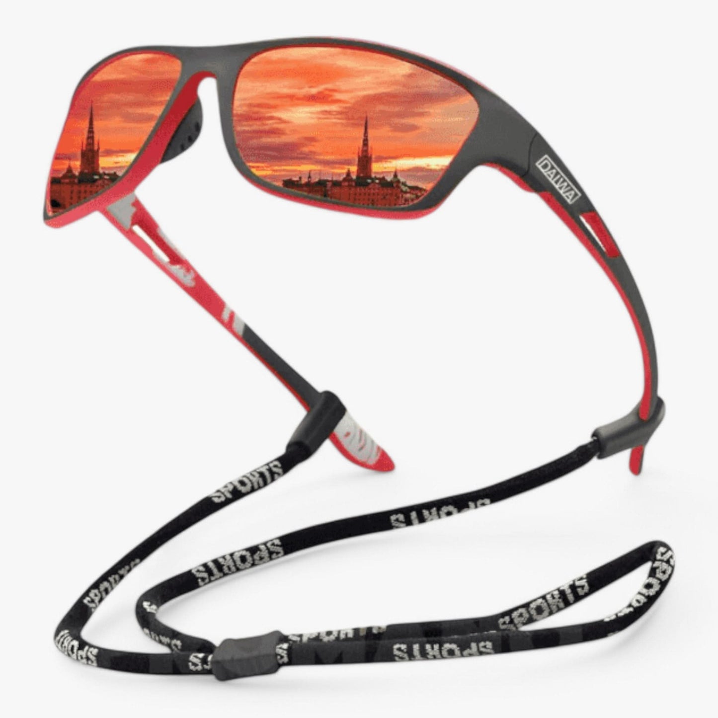 Polarized sports sunglasses for outdoor activities