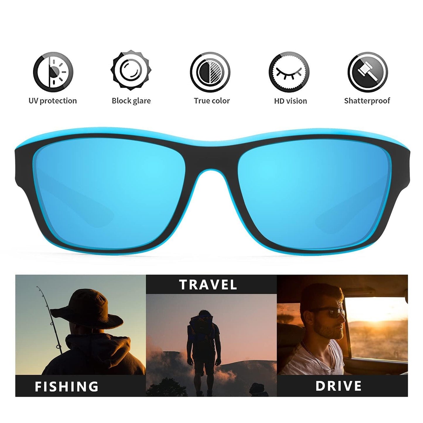 Skanto | PolarSport PRO+ Sunglasses: Ultimate UV Protection & Scratch Resistant