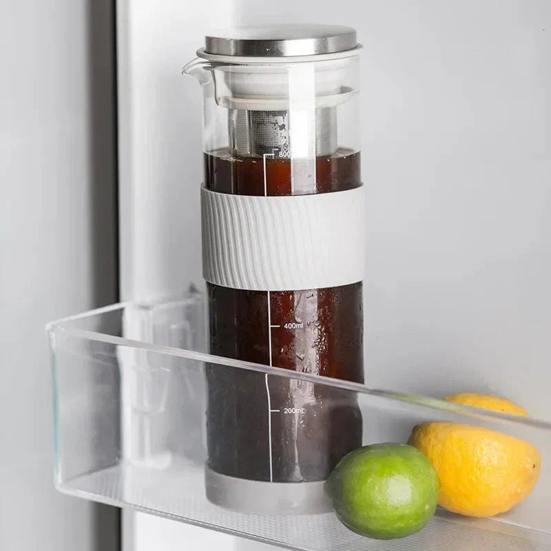 Portable Airtight Cold Brew Iced Coffee Maker Tea Infuser Pitcher | Bowlift