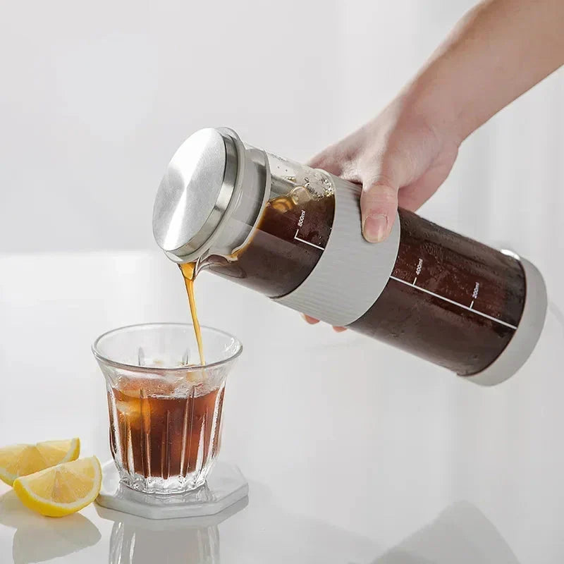 Portable Airtight Cold Brew Iced Coffee Maker Tea Infuser Pitcher | Bowlift
