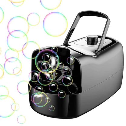 BowLift | Portable Bubble Machine with 2 Speeds Hand Grip 3000-4000 Bubbles per Minute Plug-powered Battery-powered