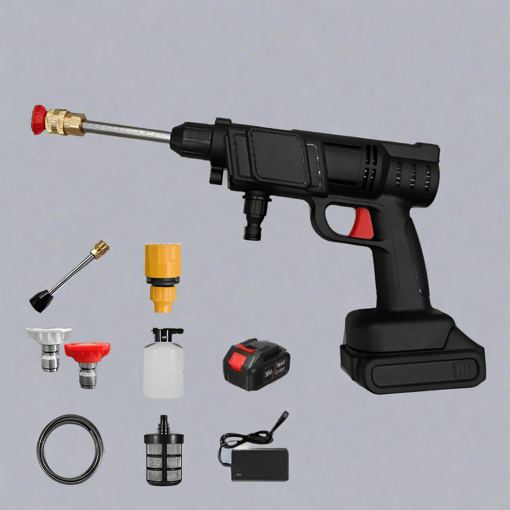 Skanto | CLEANBURST – Portable Electric Pressure Washer with Foam Cannon & Dual Nozzle