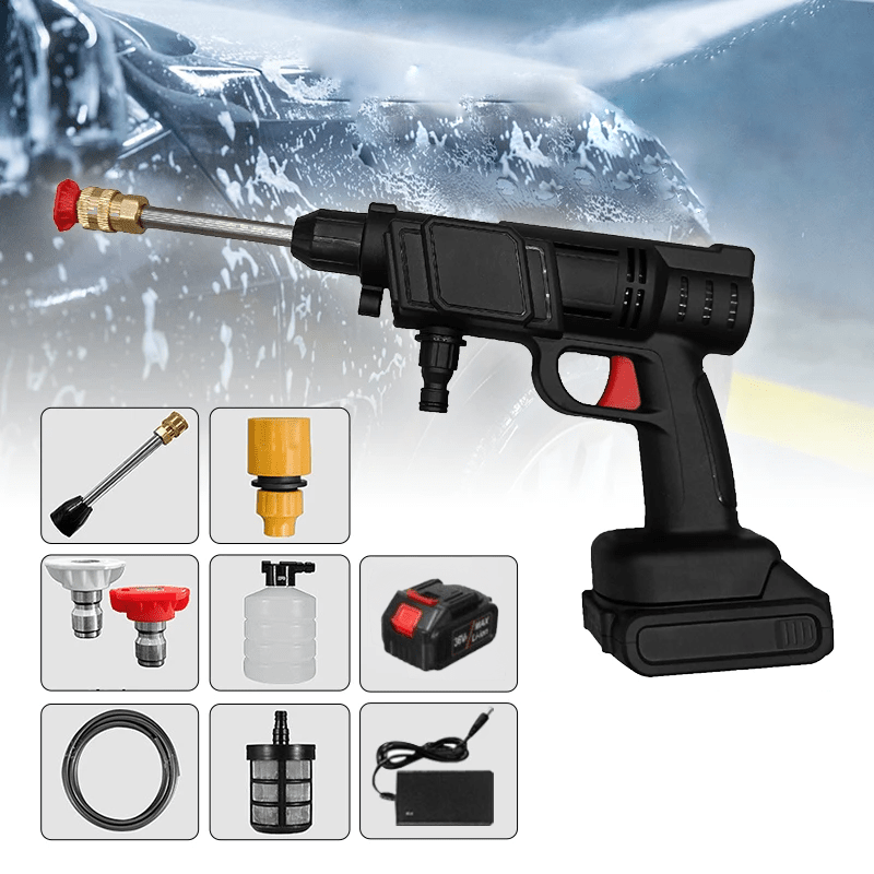 Skanto | CLEANBURST – Portable Electric Pressure Washer with Foam Cannon & Dual Nozzle