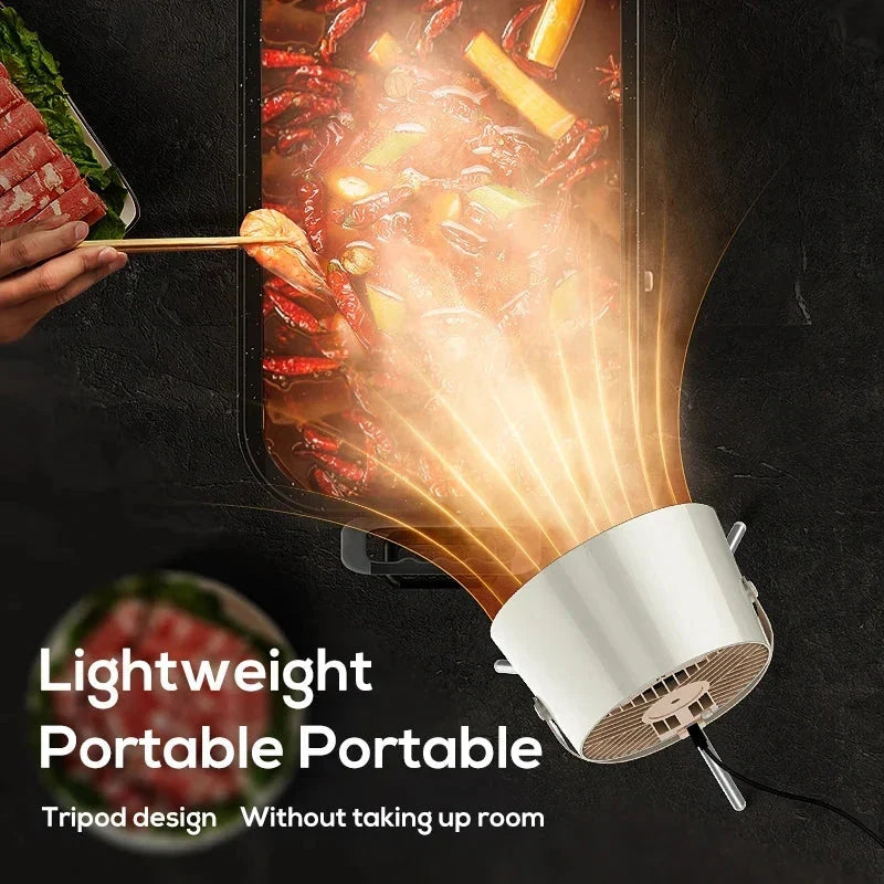 Portable Range Hood Kitchen Extractor Mini Suction Cooking Hood | Skanto