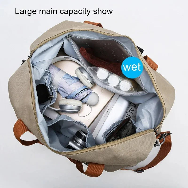 BowLift | FITVOY DUFFEL – Lightweight Gym & Travel Bag with Shoe Compartment and Wet-Dry Separation