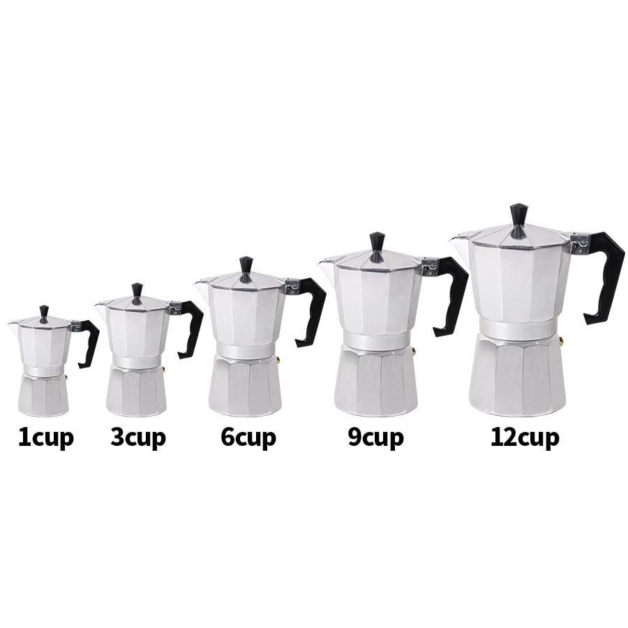 Portable Home Moka Pot Aluminum with Powder Percolator | Bowlift