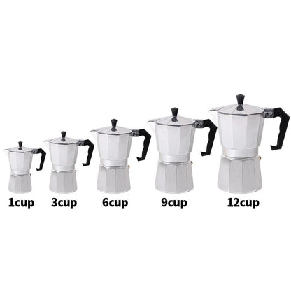 Portable Home Moka Pot Aluminum with Powder Percolator | Bowlift