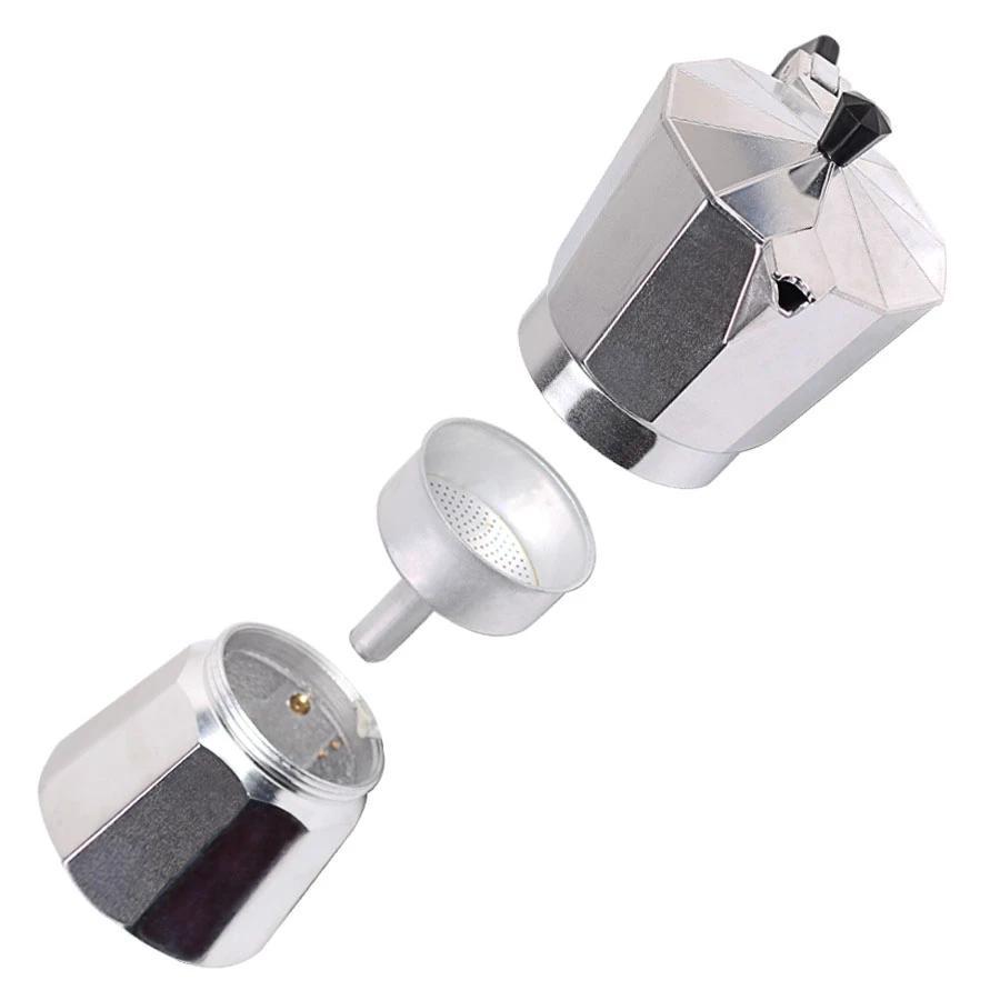 Portable Home Moka Pot Aluminum with Powder Percolator | Bowlift