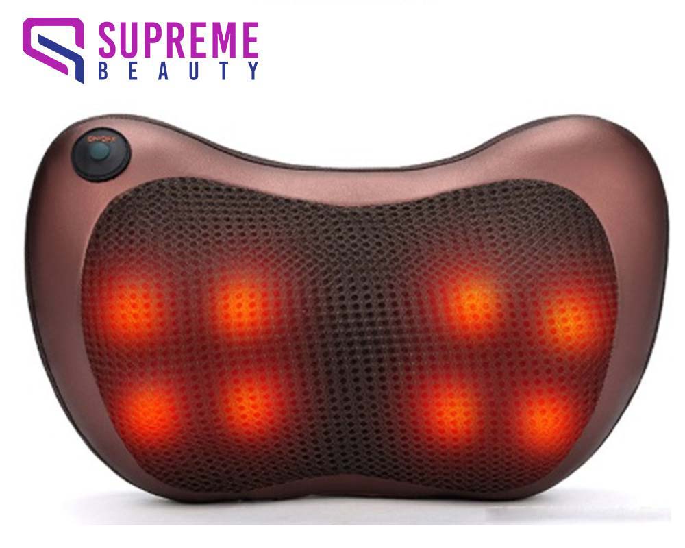Skanto | Portable Massage Pillow with Deep Shiatsu Massage - ThermoRelax Pro