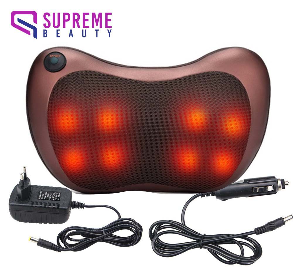 Skanto | Portable Massage Pillow with Deep Shiatsu Massage - ThermoRelax Pro