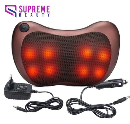 Skanto | Portable Massage Pillow with Deep Shiatsu Massage - ThermoRelax Pro