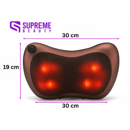 Skanto | Portable Massage Pillow with Deep Shiatsu Massage - ThermoRelax Pro
