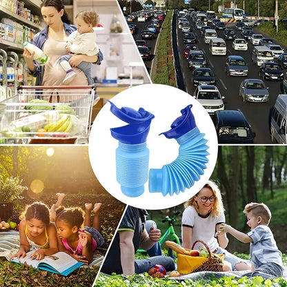 BowLift | Mobile Urinal FlexRelief | Telescopic & Foldable | For Women & Children | 750 ml Capacity