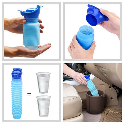 BowLift | Mobile Urinal FlexRelief | Telescopic & Foldable | For Women & Children | 750 ml Capacity