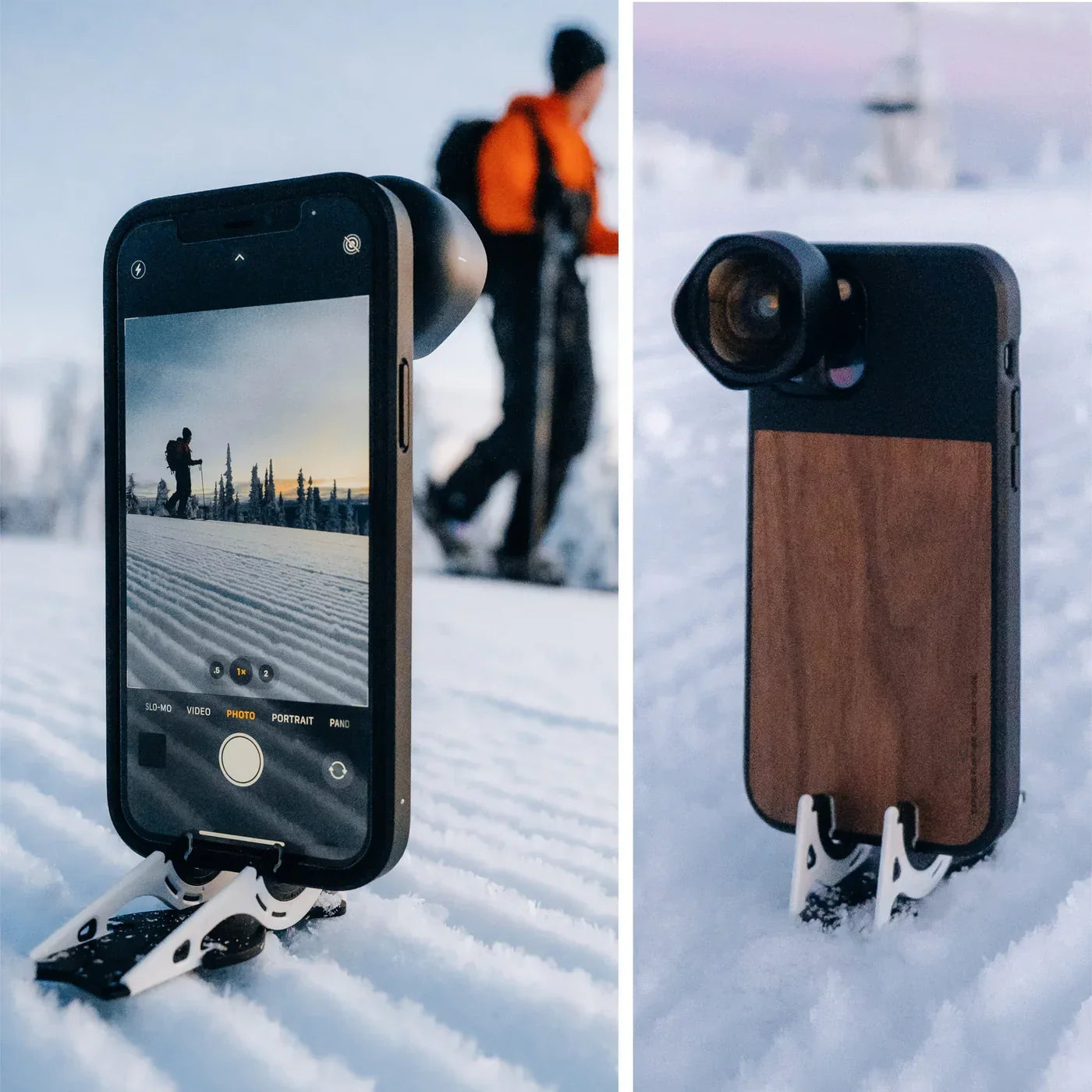 Portable phone stand for perfect photos - SnapFold