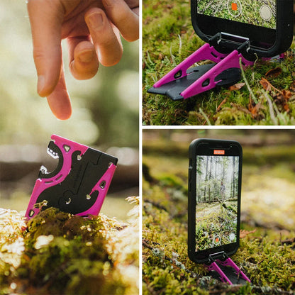 Portable phone stand for perfect photos - SnapFold