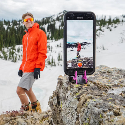 Portable phone stand for perfect photos - SnapFold