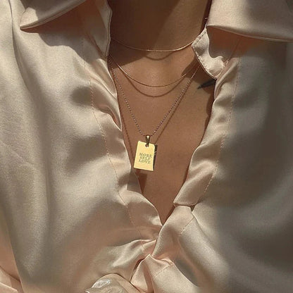 BowLift | Positive Affirmation Engraved Necklaces