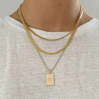 BowLift | Positive Affirmation Engraved Necklaces