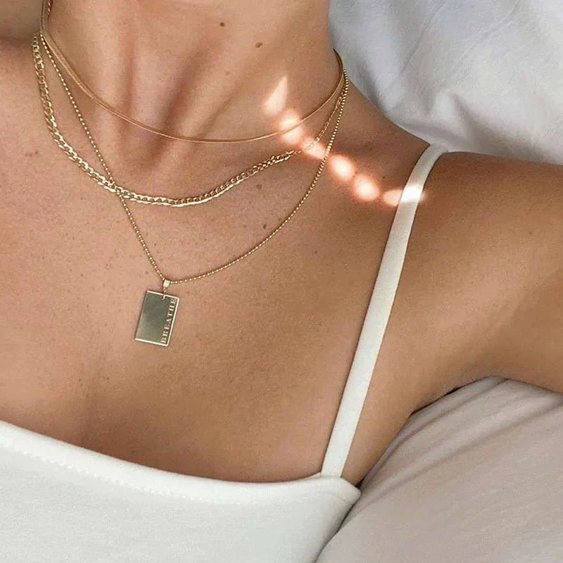 BowLift | Positive Affirmation Engraved Necklaces