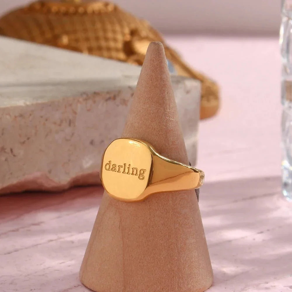 BowLift | Positive Affirmation Engraved Rings