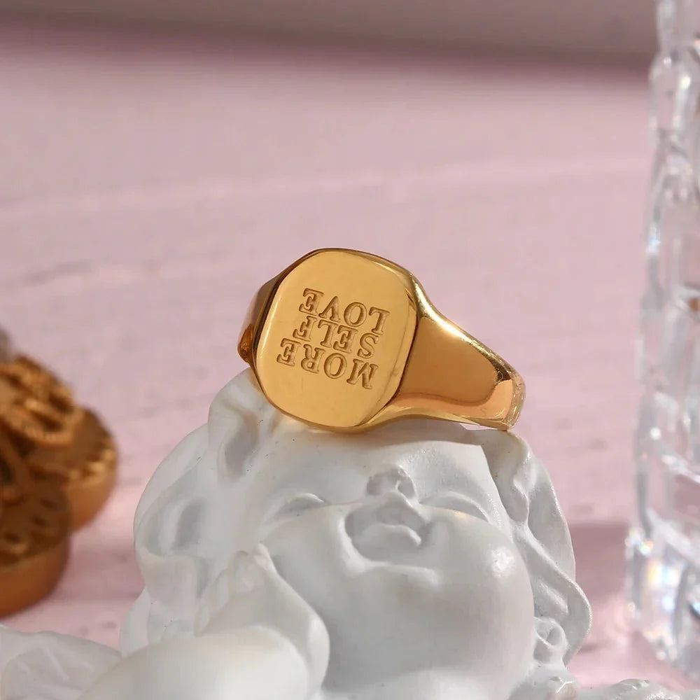 BowLift | Positive Affirmation Engraved Rings