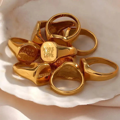 BowLift | Positive Affirmation Engraved Rings