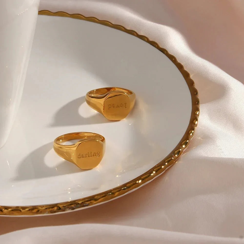 BowLift | Positive Affirmation Engraved Rings