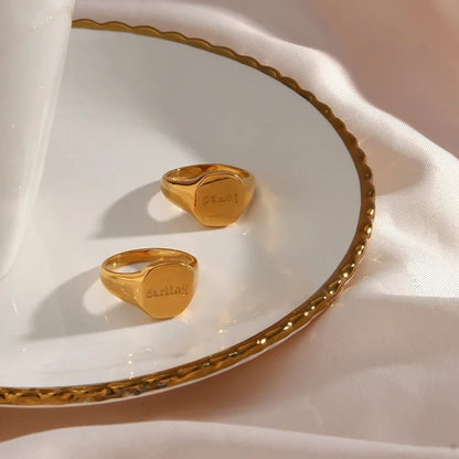 BowLift | Positive Affirmation Engraved Rings