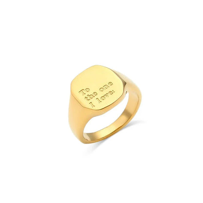 BowLift | Positive Affirmation Engraved Rings