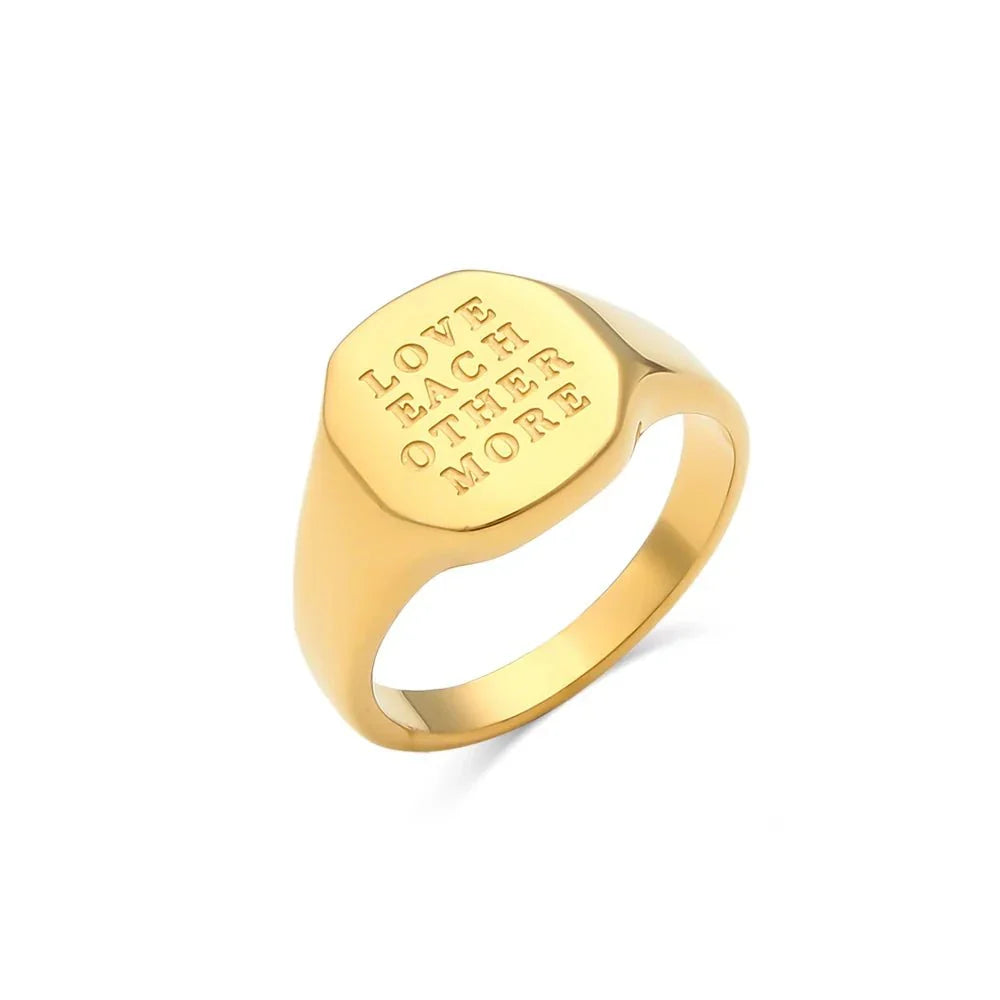 BowLift | Positive Affirmation Engraved Rings