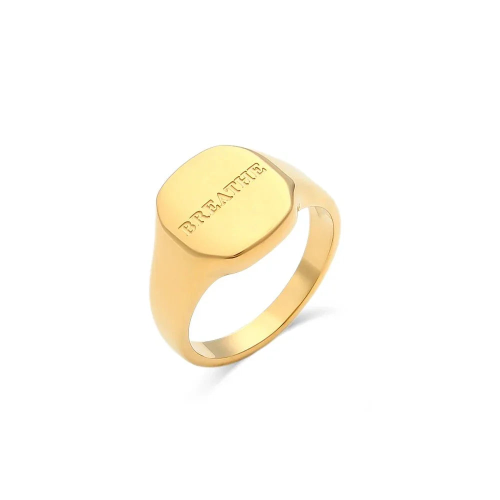 BowLift | Positive Affirmation Engraved Rings