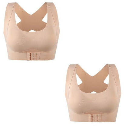 Posture-correcting bra
