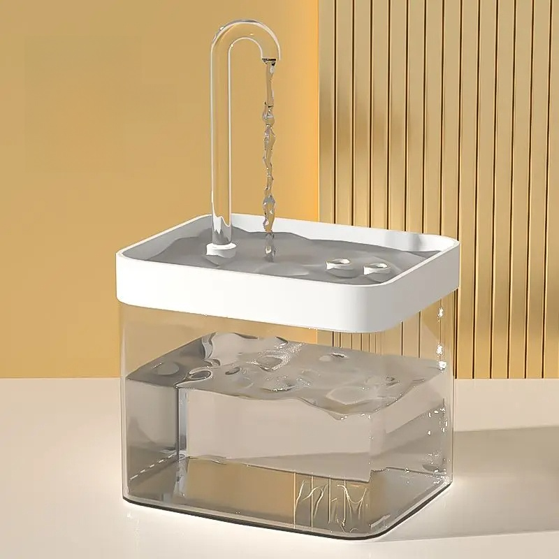 Brehn | Ultra-quiet Pet Water Fountain with Smart Filtration - 1.5 L Stainless Steel