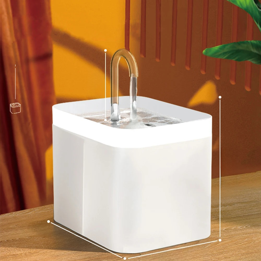 Brehn | Ultra-quiet Pet Water Fountain with Smart Filtration - 1.5 L Stainless Steel
