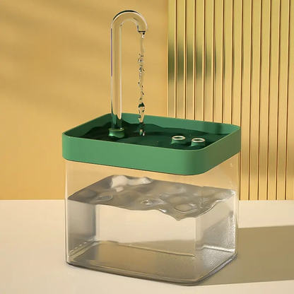 Skanto | Ultra-Quiet Pet Water Fountain with Intelligent Filtration - 1,5 l Stainless Steel