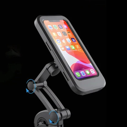 BowLift | SafeRide Waterproof Phone Holder – 360° Rotatable for Bike and Rain Weather